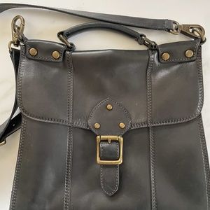 FOSSIL Satchel Black Leather
